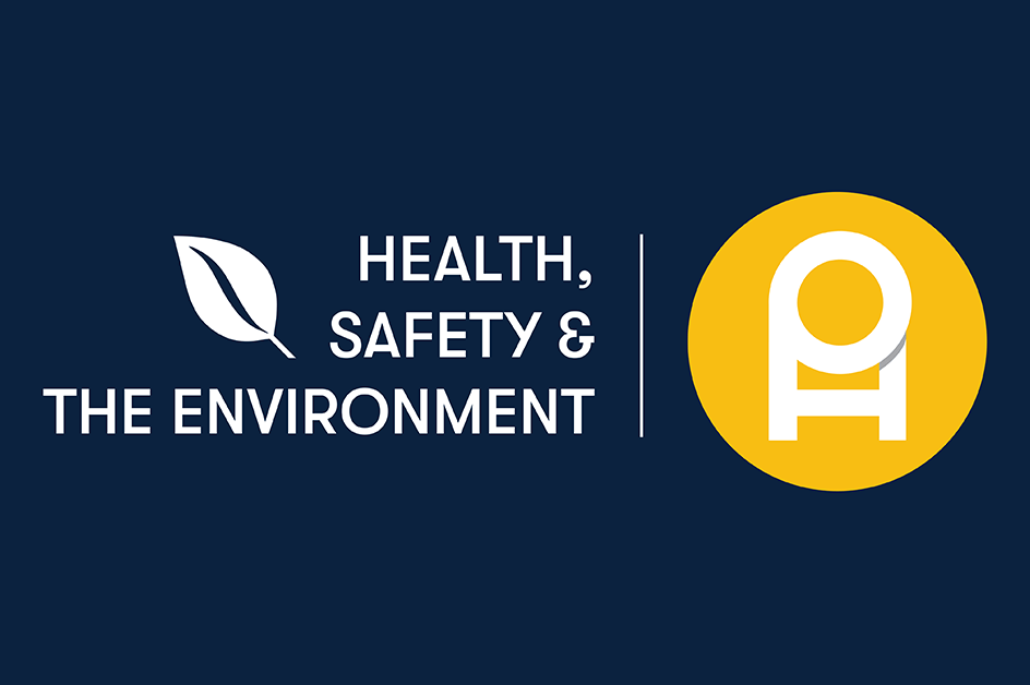 Health, Safety, & the Environment Logo (Reversed 2.0)