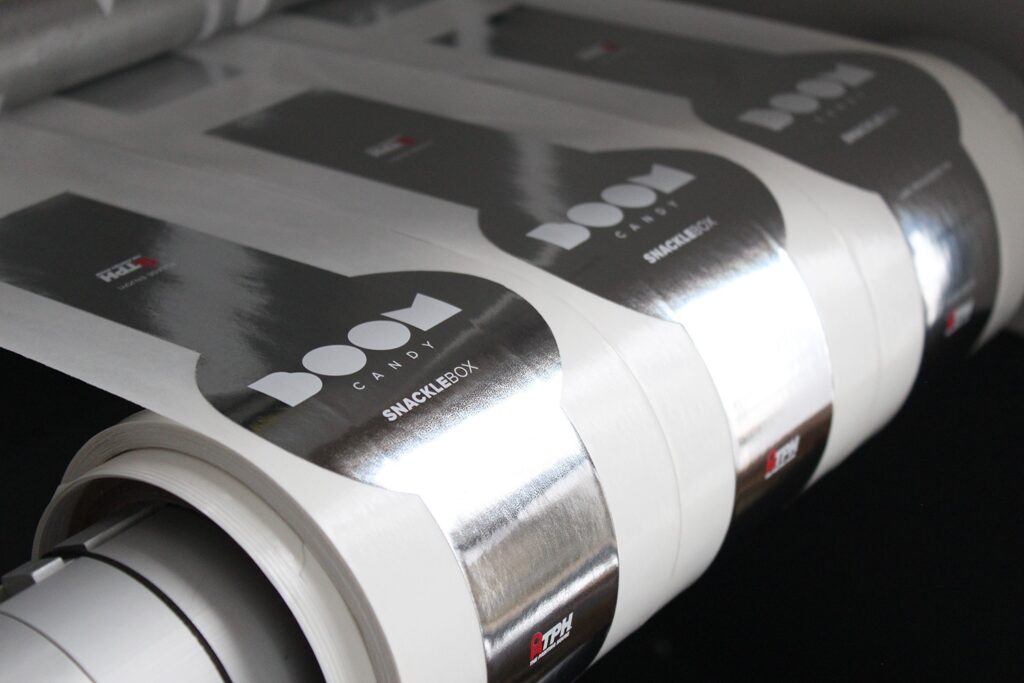 Printing silver labels